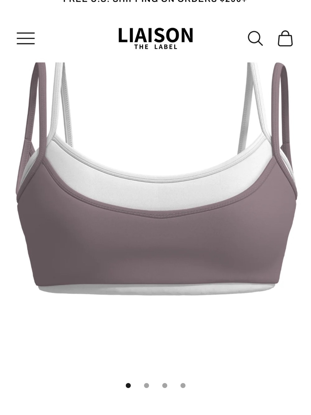 Liaison The Label Women’s Activewear Sports Bra- NWT